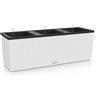 Fioriera rettangolare TRIO COTTAGE 30 - 100x32 con auto irrigazione - LECHUZA, BIANCO
