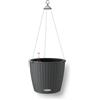 Vaso fioriera pensile NIDO COTTAGE Ø27 H23 con auto Irrigazione - LECHUZA, GRANITO