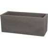 Vaso rettangolare da esterno SCHIO CASSA 80x30 H30 - TERAPLAST, CAPPUCCINO