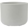 Vaso tondo da interno esterno PULSE Ø49 H38 - TERAPLAST, SILVER FOG