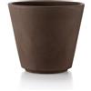 Vaso fioriera in resina RIBEIRA Ø40 H35 -TERAPLAST, BRONZO