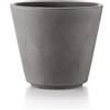 Vaso fioriera in resina RIBEIRA Ø80 H65 - TERAPLAST, CAPPUCCINO