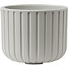 Sconto 30% | Vaso tondo da interno esterno Echo Ø49 H38 - Silver Fog