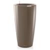Vaso fioriera alta RONDO Ø40 H75 con auto irrigazione - LECHUZA, TORTORA LUCIDO