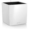Vaso fioriera CUBE PREMIUM 40x40 H40 con auto irrigazione - LECHUZA, BIANCO LUCIDO