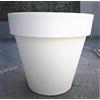 Vaso per piante in resina BORDATO LISCIO Ø78 H70 - SERRALUNGA, NEVE DI SAN CANDIDO