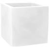 Vaso quadrato da interno esterno in resina Modus Quadro 40x40 H40 - Nicoli, BIANCO OTTICO