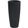 Vaso tondo alto da interno esterno in resina Talos Matt Ø43 H90 - Nicoli, GRIGIO ANTRACITE