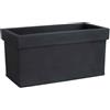 Fioriera rettangolare da esterno in resina Themis Cassetta 80x40 H40 - Nicoli, GRIGIO ANTRACITE