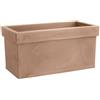 Fioriera rettangolare da esterno in resina Themis Cassetta 100x40 H40 - Nicoli, AVANA