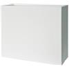 Fioriera rettangolare alta KUBE HIGH CASSETTA 80X30 H70 - EURO3PLAST, BIANCO OTTICO