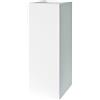 Vaso quadrato alto KUBE TOWER VASO 30X30 H90 - EURO3PLAST, BIANCO OTTICO