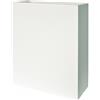 Vaso rettangolare alto KUBE TOWER CASSETTA 70X30 H90 - EURO3PLAST, BIANCO OTTICO