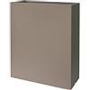 Vaso rettangolare alto KUBE TOWER CASSETTA 70X30 H90 - EURO3PLAST, TORTORA