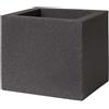Fioriera KUBE VASO QUADRATO 50X50 H50 - EURO3PLAST, GRANITO