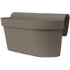 Balconiera Fioriera da Balcone Up Cassetta 50X21H23 in resina - Euro3plast, TORTORA