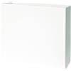 Vaso rettangolare alto KUBE HIGH SLIM CASSETTA 80X25 H70 - EURO3PLAST, BIANCO OTTICO
