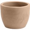 Sconto 30% | Vaso tondo in resina da interno esterno Hera Matt Ø50 H38 - Avana - Nicoli