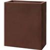 Vaso rettangolare alto SCHIO TOWER MAXI 80X40 H90 - TERAPLAST, BRONZO