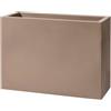 Fioriera rettangolare alta SCHIO TOWER 100X40 H70 - TERAPLAST, CAPPUCCINO
