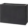 Fioriera rettangolare alta SCHIO TOWER 100X40 H70 - TERAPLAST, GRIGIO ANTRACITE