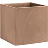 Vaso quadrato da interno esterno in resina Momus 50x50 H50 - Nicoli, AVANA