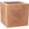 Vaso quadrato da interno esterno in resina Modus Quadro 40x40 H40 - Nicoli, AVANA