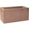 Fioriera rettangolare da esterno in resina Modus Cassetta 80x40 H40 - Nicoli, AVANA