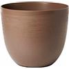 Vaso tondo OVER Ø48 H40 con riserva d'acqua - TERAPLAST, SAND