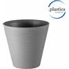 Vaso da tavolo HOOP Ø20 H19 con riserva d'acqua - TERAPLAST, FOG