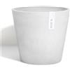 Vaso Tondo AMSTERDAM Ø40 H36 - ECOPOTS, WHITE GREY