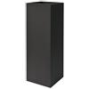 Vaso quadrato alto KUBE TOWER VASO 30X30 H90 - EURO3PLAST, NERO PERLA