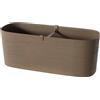 Fioriera da balcone PAROS 50X18 H19 con riserva d'acqua - TERA, SAND