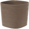 Vaso da interno esterno CAPRI 38X38 H30 con riserva d'acqua, SAND