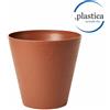 Vaso da tavolo HOOP Ø20 H19 con riserva d'acqua -30% - CLAY - TERAPLAST