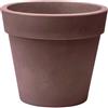 Vaso Tondo da interno esterno in resina Zeus Matt Ø60 H52 - Nicoli, AVANA