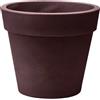 Vaso Tondo da interno esterno in resina Zeus Matt Ø60 H52 - Nicoli, CORTEN