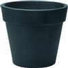 Vaso Tondo da interno esterno in resina Zeus Matt Ø60 H52 - Nicoli, GRIGIO ANTRACITE