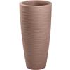 Vaso tondo alto elegante da interno esterno Talos Elegance Ø33 H70 - Nicoli, AVANA