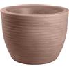Vaso Tondo da Interno Esterno Hera Elegance Ø50 H38 - Nicoli, AVANA