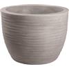 Vaso Tondo da Interno Esterno Hera Elegance Ø50 H38 - Nicoli, GRIGIO CENERE