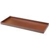 Sottovaso rettangolare 60X24,5 H4,5 CM per Schio Cassa 60 - TERAPLAST, BRONZO