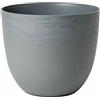 Vaso da Tavolo tondo OVER Ø28 H27 con riserva d'acqua - TERAPLAST, FOG