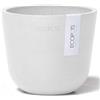 Vaso Tondo OSLO Ø35 H30,5 - ECOPOTS, WHITE GREY