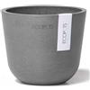 Vaso Tondo OSLO Ø35 H30,5 - ECOPOTS, GREY