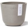 Vaso Tondo OSLO Ø35 H30,5 - ECOPOTS, TAUPE