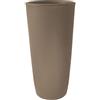 Vaso Fioriera alta da interno esterno Dafne H80 Ø40 - Teraplast, CAPPUCCINO