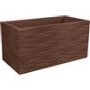 Vaso Fioriera Rettangolare Elegante in Resina Elegance Cassettone 60X30 H30 - Nicoli, CORTEN