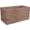 Vaso Fioriera Rettangolare Elegante in Resina Elegance Cassettone 60X30 H30 - Nicoli, AVANA
