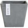 Vaso quadrato ROTTERDAM 30X30 H26 - ECOPOTS, GREY